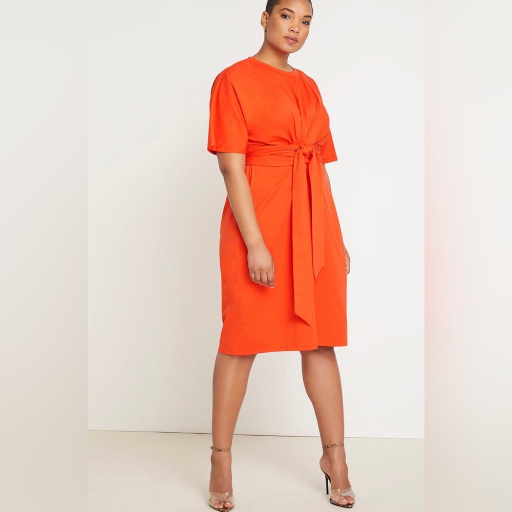 COPY - Cross Front Flutter Sleeve Dress (LIKE NEW WORN ONCE)